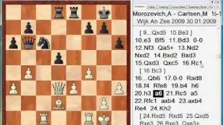 Morozevich-Carlsen Corus 2009