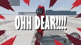 Speedbumps, crashing and wrecked cars in BeamNG.Drive
