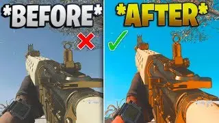 *BEST* MODERN WARFARE COLOR SETTINGS! (COD MW BEST GRAPHICS SETTINGS) Make Modern Warfare Colourful!