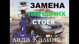 Replacing the front struts of a Lada Kalina (Granta)