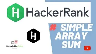 # 2 SIMPLE ARRAY SUM | HACKERRANK Problem solution