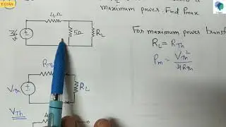 Maximum Power Transfer Theorem Problem 1 : solved example
