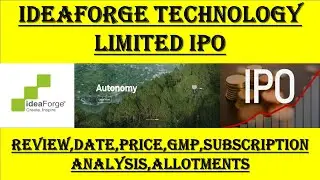 IdeaForge Technology IPO Review | ideaForge IPO GMP | ideaForge IPO