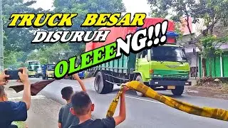 Truck Besar di Suruh Omleng? Bisa Ngga ya??😂 edisi Hunting Truck OMleng & Bus Telolet [di Kediri]