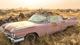 Rusty 1959 Pink Cadillac Restoration | Abandoned to Showroom Perfection (ASMR)