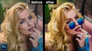 Turn Normal Glasses into Sunglasses in Photoshop Tutorial 2023