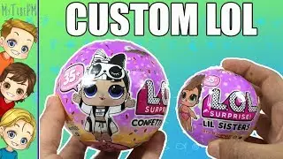 Custom LOL Suprise Dolls, Big Sister and Lil Sister | LOL Color Changer by MyTubePM