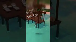 Tropical Getaway Exterior / The Sims 4 / no cc / stop motion  