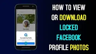 How to download or View Locked Facebook Profile Photos | Bangla Tutorial