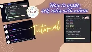 ༊*·˚ how to make self roles with mimu | slash commands | Pinky