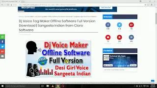 Dj Voice Tag Maker Offline Software | Fruity Loops Music Sample 2024