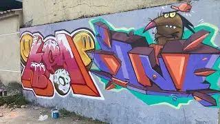 Graffiti Mission Letters  na Baixada Fluminense/ ep 2 Kbça & Dant 2022 /4K