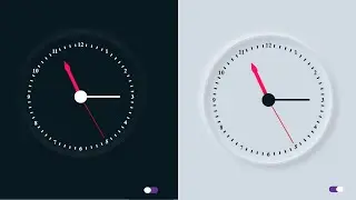 how to analog clock design and animate using only Html and Css - analog clock using html & css[2020]