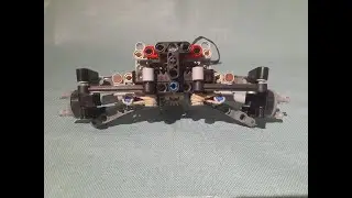 Lego off road front suspension with steering and old CV joints