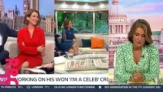 Susanna Reid @sofa time and cleavage trio