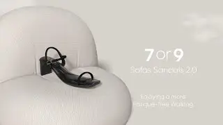 SOFAS SANDALS | 7or9 Sandals Collection Comfortable as Sofas to Let Your Feet Be Embraced