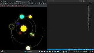 Complete Solar System creation Source Code #html #css #javascript