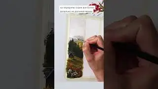 Быстрый пейзажик акрилом