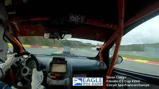 Citroën C1 Cup 24 hours of Spa 2021, Racestart and full fuel stint.