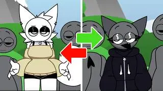 Swap all Character in Sprunki Retake New Human