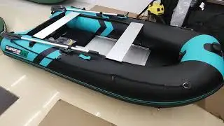 Лодка Gladiator B330AL Черно-Бирюзовая БУ(69)