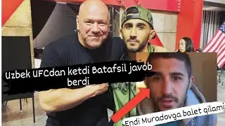 Saidyoqub Qahramonov UFCdan ketdi(mi) Batafsil javob berdi⚡