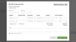 Cómo dividir transacciones en diferente cuentas