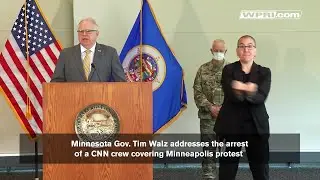 VIDEO NOW: Minnesota Gov. Tim Walz addresses the arrest of a CNN crew covering protest