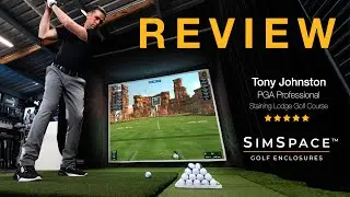 PGA Pro Reviews SimSpace Golf Enclosure: The Ultimate Winter Coaching Solution!