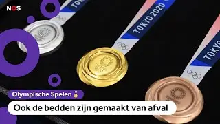 Olympische medailles zijn gemaakt van oude spullen