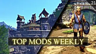 Top Mods Weekly: NEW City Overhauls, Guard Armors, Interiors and MORE!!! (Skyrim XBOX Mods)