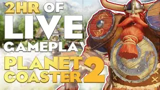 🏛  2 ACTUAL HOURS  of Gameplay in PLANET COASTER 2!!