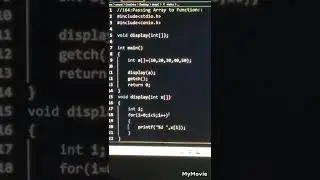 passing array to function iN 🧲 PrOgRaMmInG 🟨🆖🟨