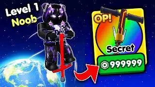 Starting Over as NOOB with OP SECRET in +1 Jump Pogo Climb! (Roblox)