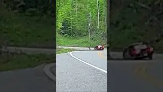 Sheriff Nearly Hits Cyclist
