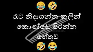 😂🤣රෑට නිදාගන්න කලින් කොණ්ඩෙ පීරන්න හේතුව🤣😂