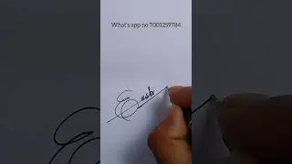 Sign your signature Easha #signature #design #sign #art #youtubeshorts #viralshorts #supersign