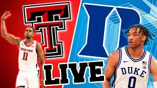 Duke Blue Devils vs Texas Tech Red Raiders Basketball Live Play by Play Reaction & Watch Party 2022