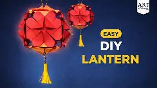 Chinese Lantern | How To Make A  Paper Lantern | Paper Craft |  | Home Decor | DIY | @VENTUNOART