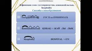 Дефиниция к словам 