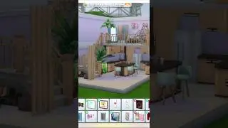 TWO-STOREY ROOM the sims 4 #sims4 #sims #sims4build #sims4nocc #simsbuild #shorts #simsshorts