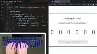 Creating a User-Friendly Verify Account UI with HTML CSS and JavaScript