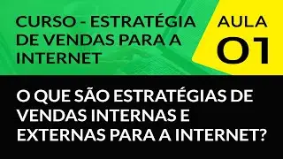 O que são Estratégias de Vendas internas e externas para a Internet? - #Aula 01