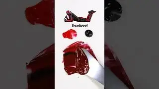 Tell me the name of the color , only wrong answers #deadpool #deadpoolandwolverine #red #black