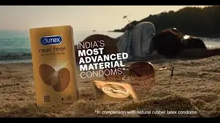 Experience the sensation of natural skin with Durex Real Feel Condom