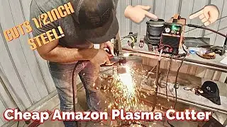 BOUGHT A CHEAP PLASMA CUTTER OFF OF AMAZON. Very Impressive!