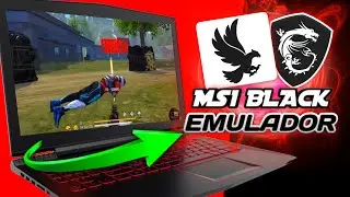 🚀EL MEJOR EMULADOR para JUGAR FREE FIRE EN PC GAMA BAJA 🔴MSI EAGLE BLACK