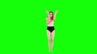 Girl Dancing Green Screen | Stock Footage - Videohive