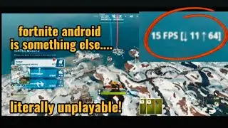 Fortnite on android in chapter 5 is something else...