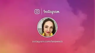 Визитка для инстаграм